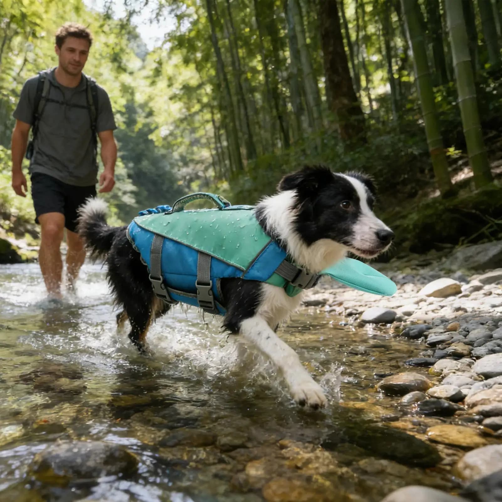 Giubbotto di salvataggio galleggiante anti-soffocamento per cani, giubbotto protettivo per cuccioli, giubbotto da nuoto per cuccioli di taglia piccola, media e grande, per piscina, spiaggia, lago