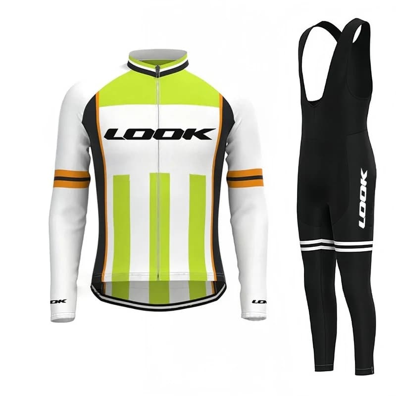 Men's long-sleeve LOOK jersey, cycling sportswear, mountain biking breathable quick-dry cycling shirt, cycling suit