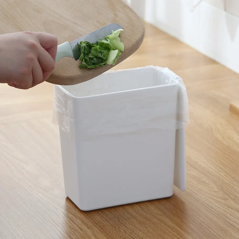 Mini Cestino in Plastica per Scrivania, Contenitore Compatto per Rifiuti, Design Compatto per Mantenere la Scrivania Pulita, per Riciclo di Ricevute e Biglietti