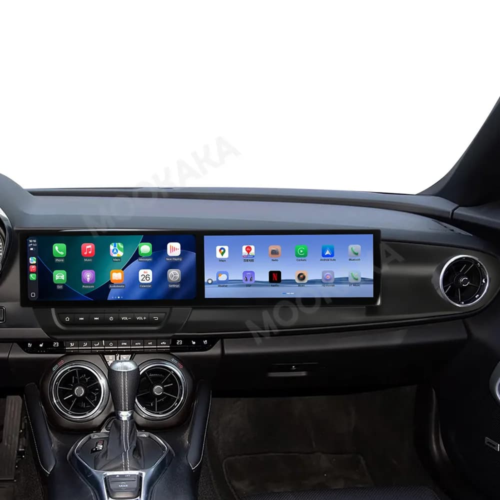 Android Auto Autoradio Per Chevrolet Camaro 2016-2025 Doppio Schermo di Navigazione GPS Carplay 24.6 "Uttenimento Lettore Multimediale