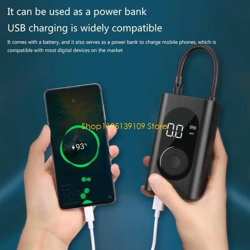 Compressore d elettrico portatile, pompa elettrica per gonfiaggio pneumatici per auto, pompa per pneumatici da a