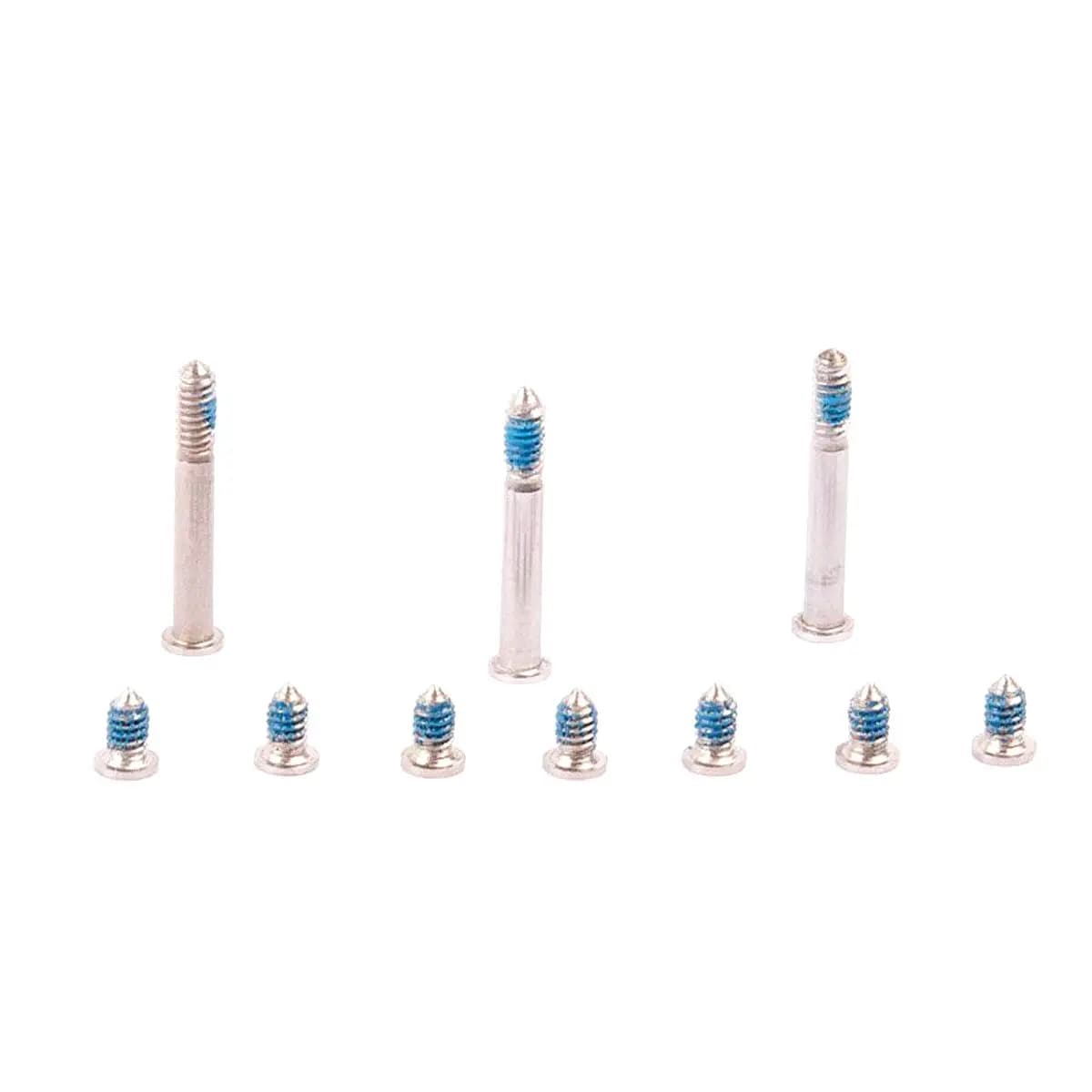 10Pcs Laptop Bottom Case Screws Set Durable Hard Metal Replacement for Pro 13 15 17 Screws for