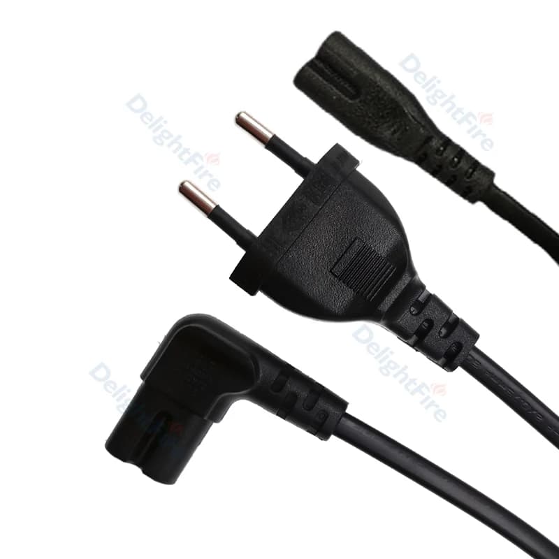 EU Plug Power Supply Cable IEC C7 Figure 8 Euro AC Power Electric Extension Cord For Sony Samsung TV PSP PS2 PS3 PS4 Charger