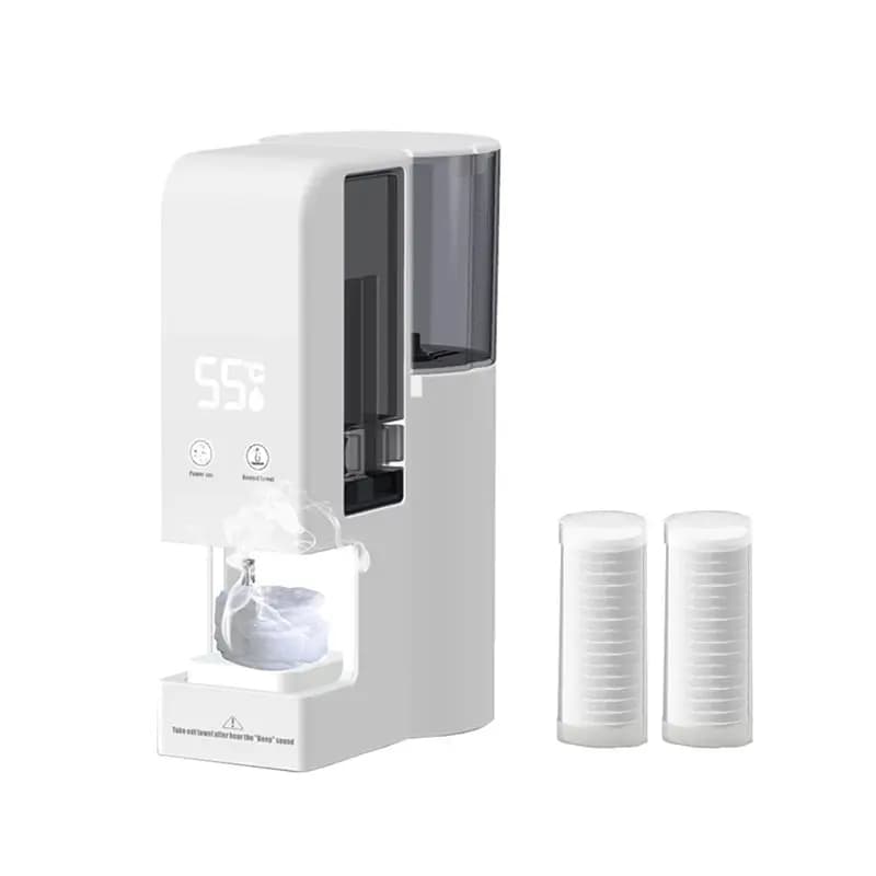 Scaldasalviette Elettrico, Dispenser Automatico di Asciugamani Caldi, 131 ° Regolatore di Temperatura Costante F-A77G