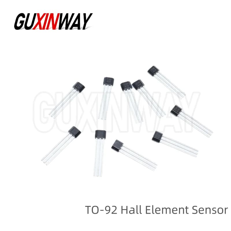10 pz Sensore Ad Effetto Hall SS41F A3144 SS49E SS44E TO-92 Elemento Hall Sensore Motore 3 Pin per Arduino