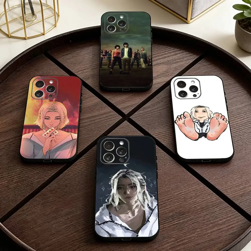 A-Alice in B-Borderland Phone Case For iPhone 17,16,15,14,13,12,11 Plus,Pro Max,XS,Soft Silicone Black Cover