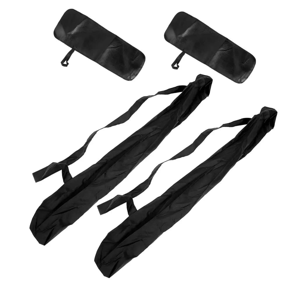 Set di 1 Borsa Portaoggetti per Auto in PU Pongee, Organizzatore Pieghevole da Appendere al Sedile Posteriore, Portaombrelli Asciutto/Bagnato Portatile