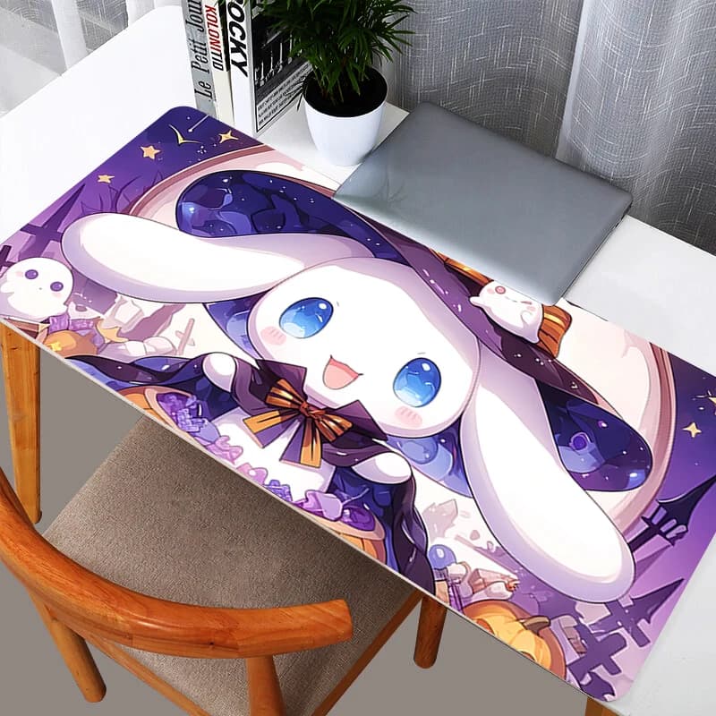 Tappetino per mouse da gioco Cinnamoroll Anime, resistente, grande, XXL, per gamer, tappetino per tastiera e mouse, tappetino da scrivania per computer
