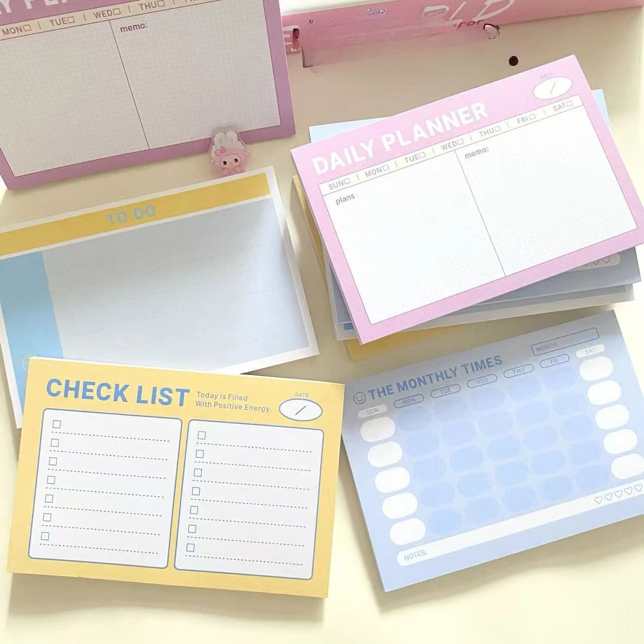 1 pz stile coreano di alto aspetto lista del tempo serie blocco note memo piano check-in account materiale messaggio carta nota adesiva