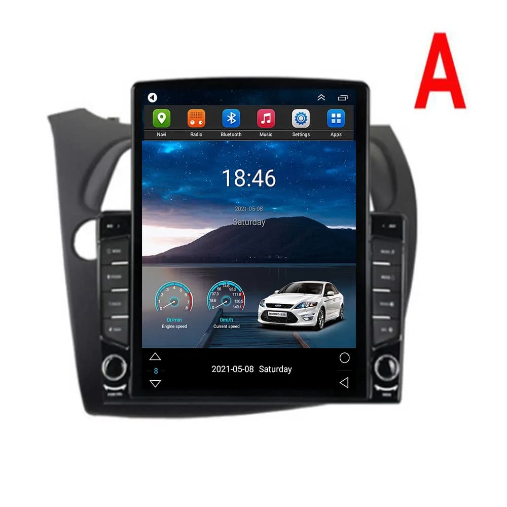 Android 14.0 For HONDA Civic Hatchback 2006 2007 2008 2009-2012 Tesla Type Car Radio Multimedia Video Player Navigation GPS Cam