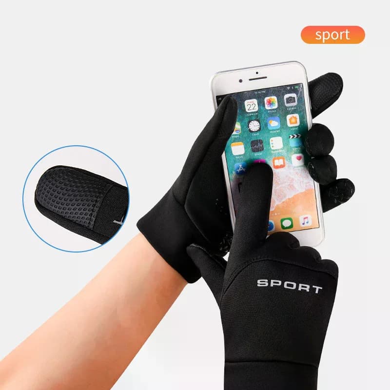 Winter gloves for outdoor sports, hot gloves for racing, touchscreen, gym, fitness, full finger gloves for men, magic gloves