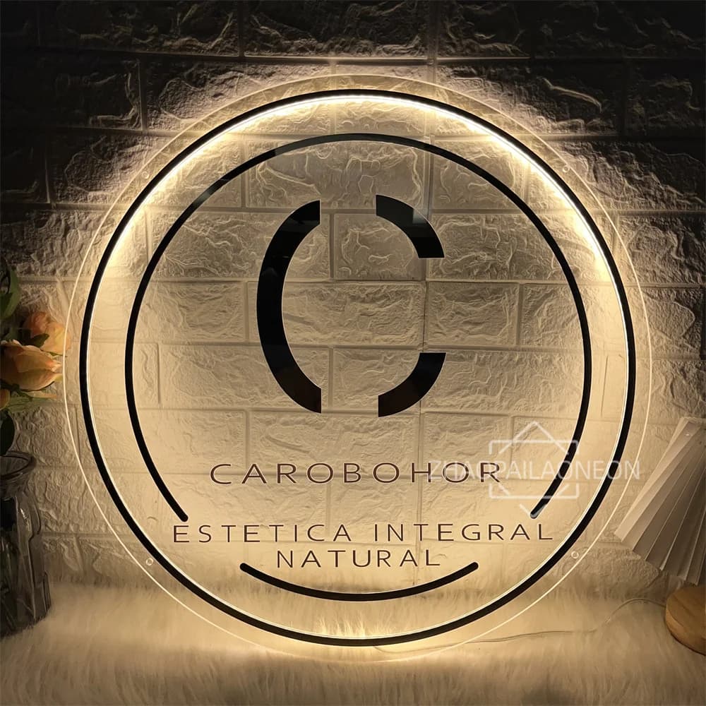 Insegna al neon di bellezza personalizzata Home Girls Beauty Room Decor Decorazione da parete Insegna intagliata 3D Insegne di bellezza luminose a led Regalo di Natale
