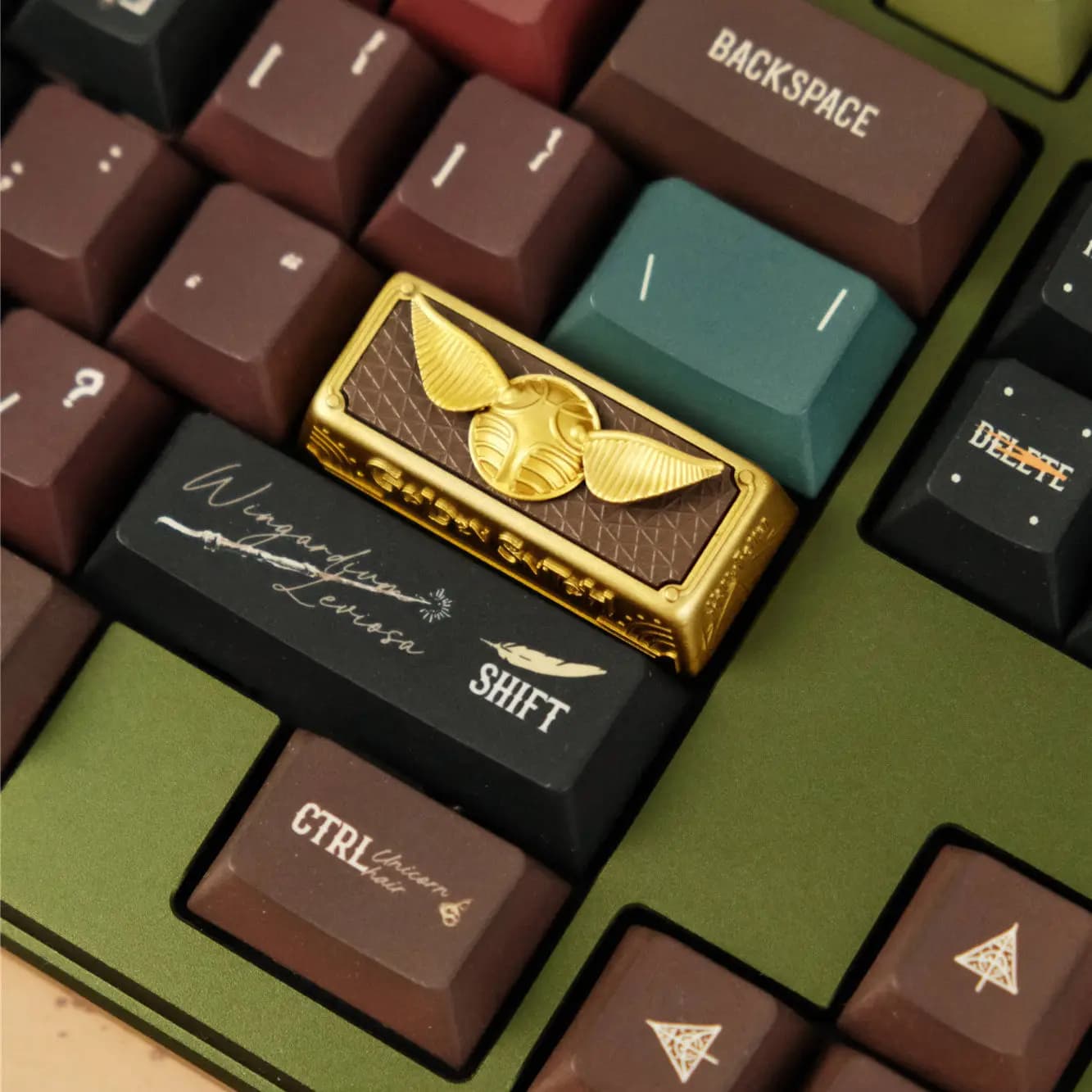 2026 New Harry Potter-themed Golden Thief Keyboard Keycap with Single Creative Design for Mechanical Keyboards Surprise Gifts