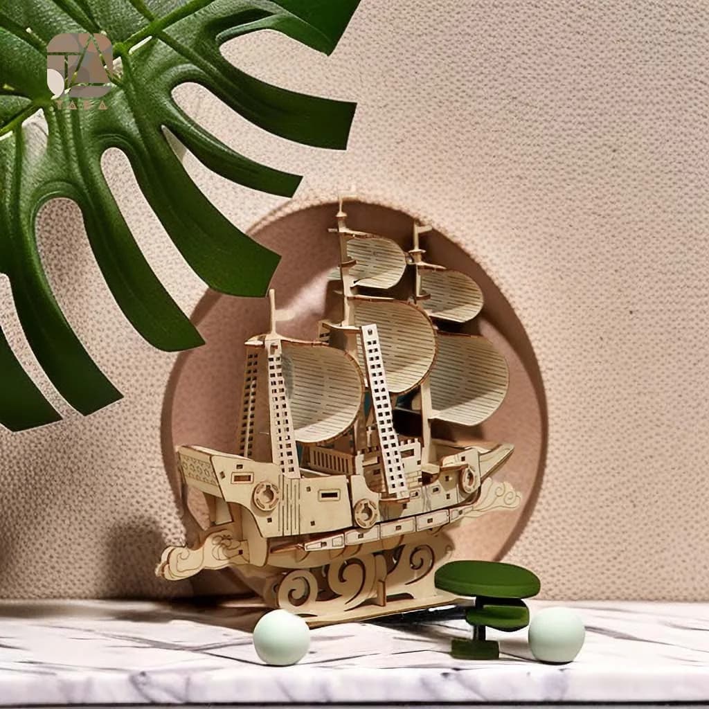 Tada 3D Puzzle in legno giocattoli oceano barca a vela assemblaggio nave regalo per bambini adulto meccanico creativo modello 3D Building Block kit