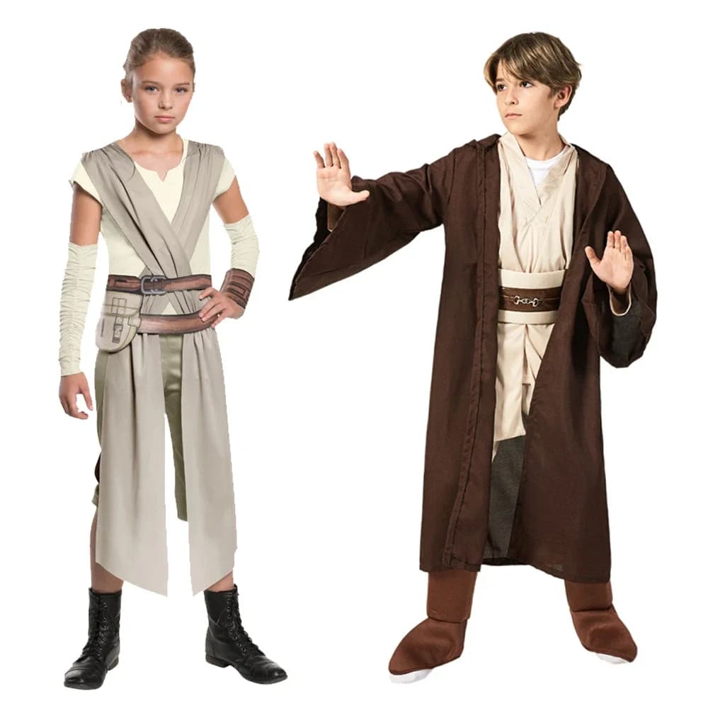 2025 Halloween Jeding Warrior – full ensemble of Costume COSplay pour enfants, garçons et filles, Carnival costume