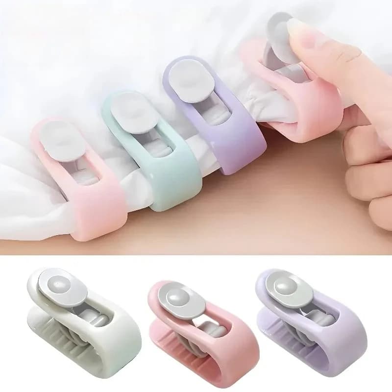 2PCS Bedroom Bed Sheet Clips Quilt Holder Non-slip Quilt Blanket Clip Curtain Blankets Quilt Cover Clip Fastener Fixer Device