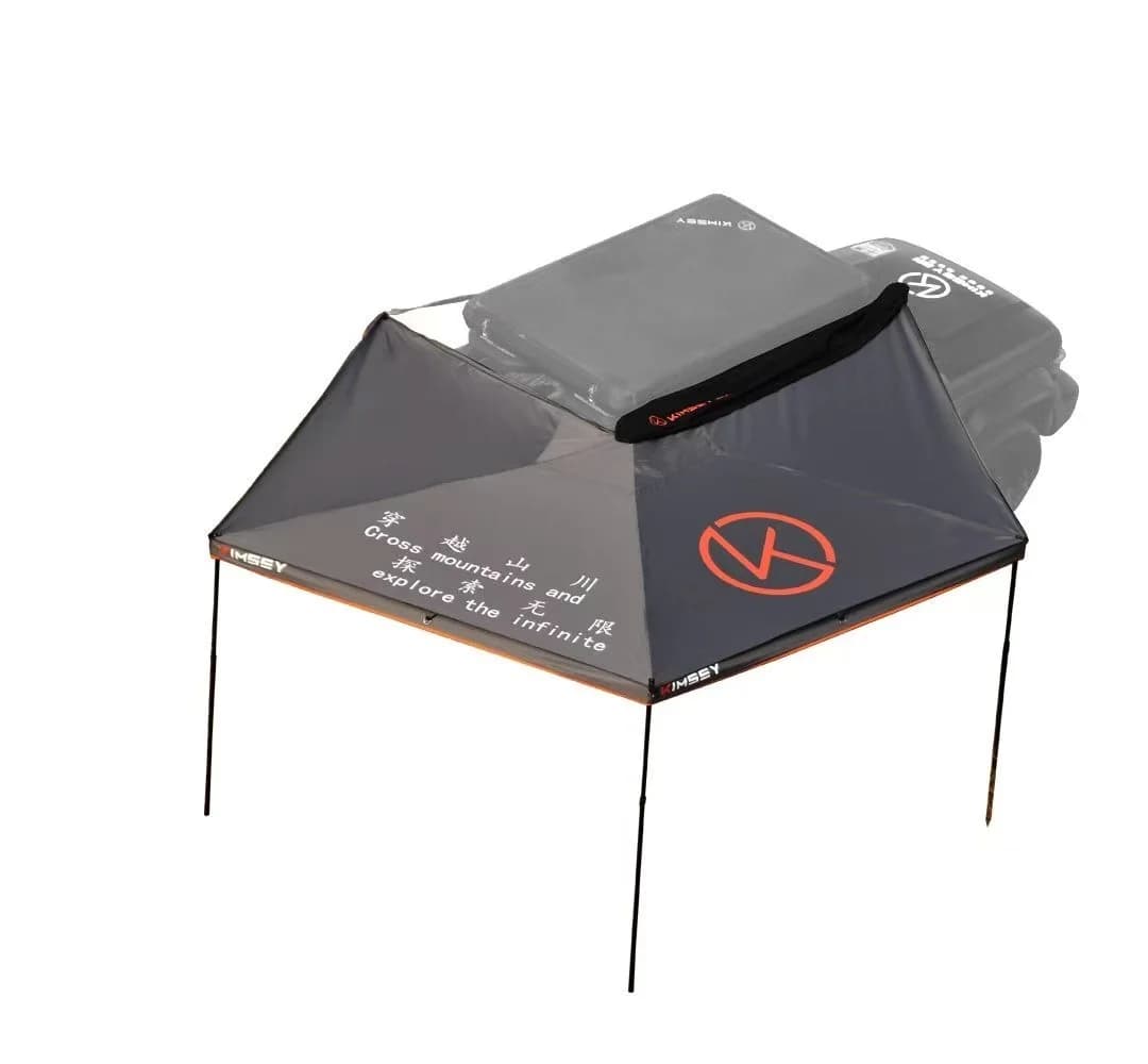 Tenda da Campeggio Impermeabile con Ampia Finestra per ATV e UTV, Tenda a Guscio Rigido in Alluminio per Auto 4x4 4WD, Tenda con Veranda a 270 Gradi
