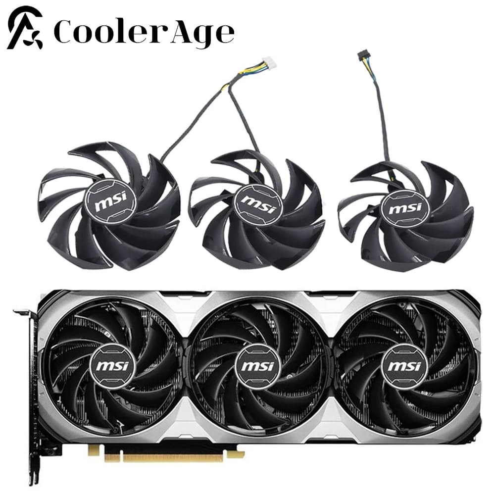 Per MSI GeForce RTX 4070 4070S 4070Ti 4070TiS VENTUS 3X 87MM PLD09210S12HH RTX4070 RTX4070S RTX4070Ti RTX4070TiS Ventola della scheda video