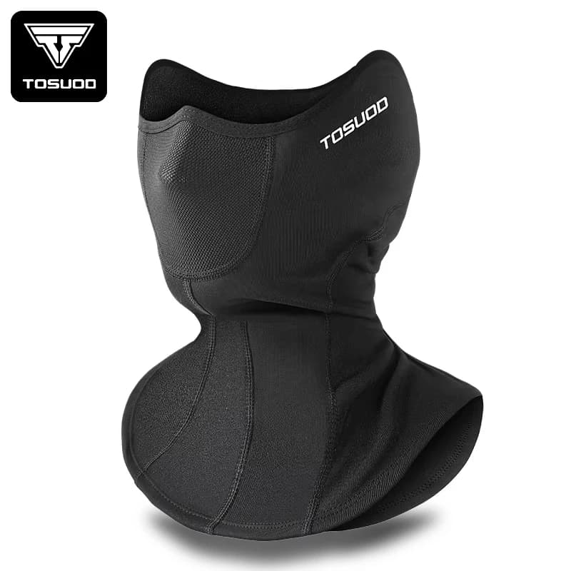 Moto TOSUOD Mask, Wind & Heat Protection, Breathable, Integral Walkthrough, Biker Cap