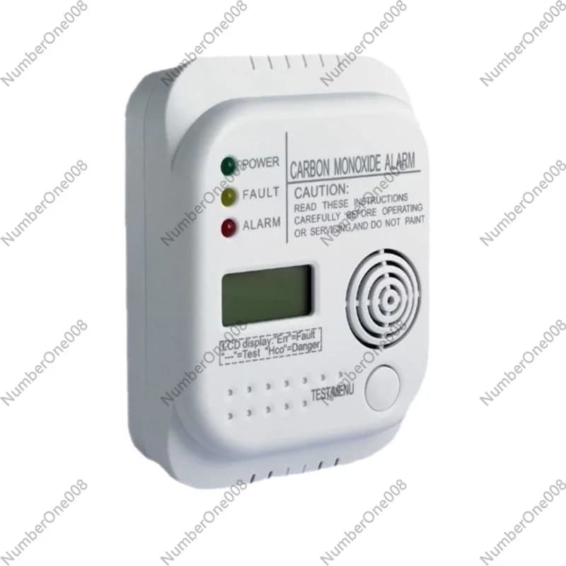 Rilevatore di monossido di carbonio per la casa, sensore di perdite di gas CO, allarme antifumo per la sicurezza domestica, certificato UL