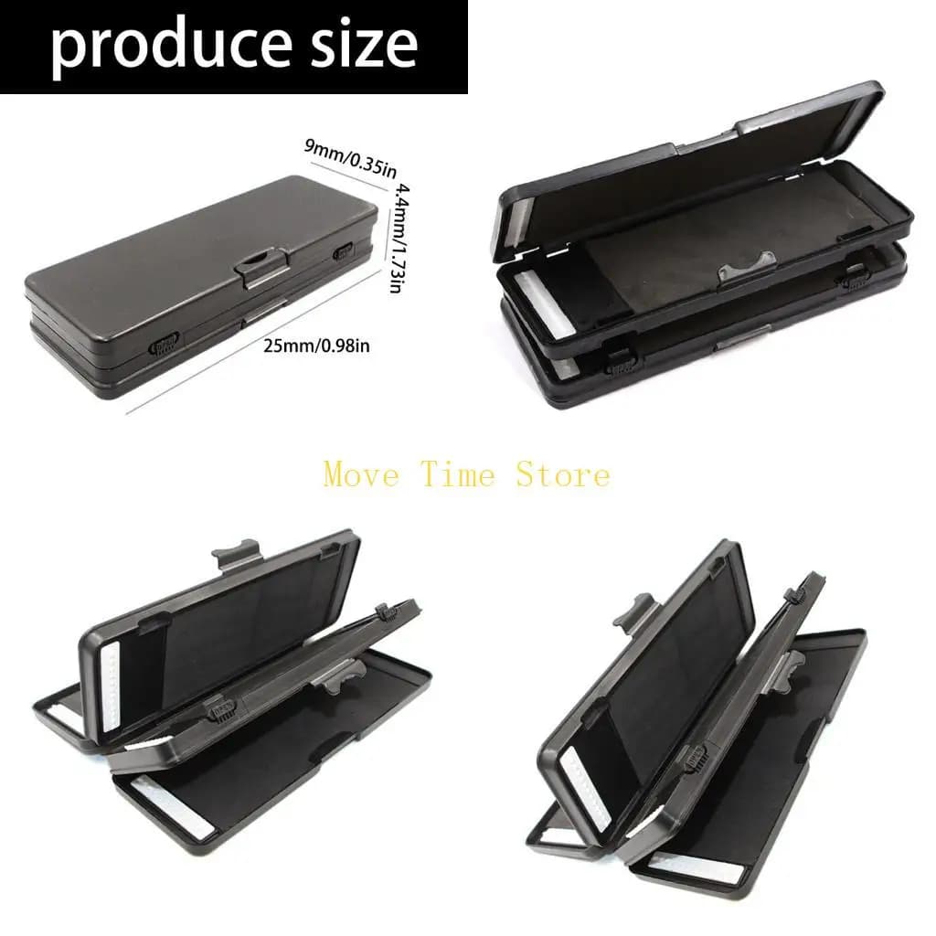 Double Compartment Tackle Box for Fishing Waterproof Construction Cover Easy Access