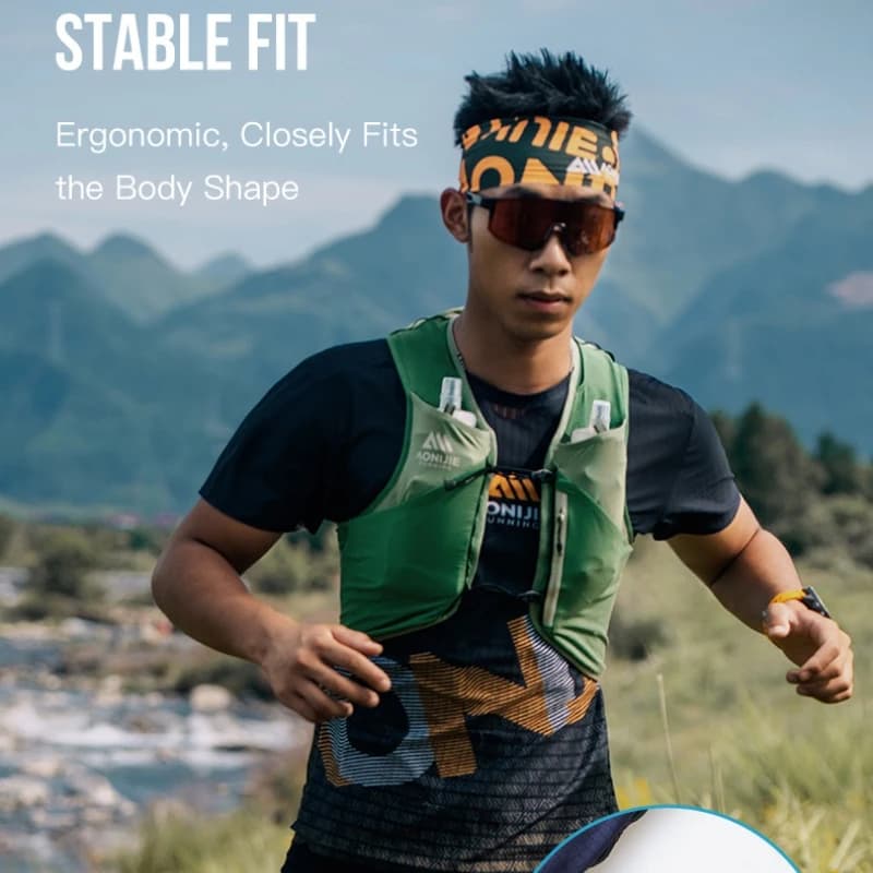 AONIJIE MB 8L Running backpack hydration backpack Man Woman Lightweight barrel bag paired hiking Cycling race off-road