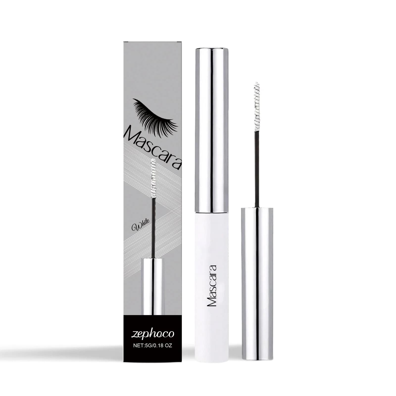 Zephoco eyeliner bianco riccio, texture riccia naturale, leggero, setoso, non facile da sbavare nel trucco quotidiano