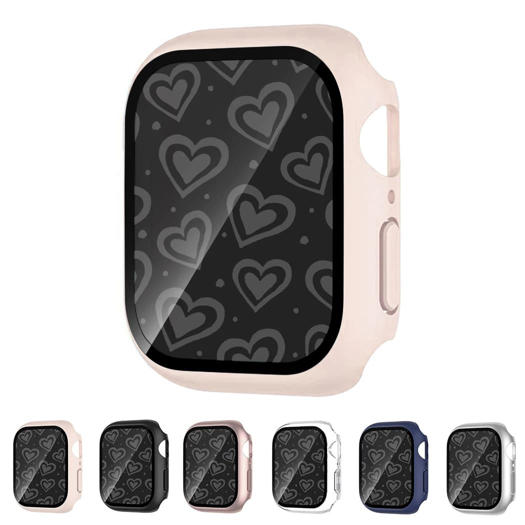 Glass + Case for Apple Watch Cover 40MM 41MM 42MM 44MM 45MM 46MM Smart Watch PC Screen Protector iWatch Series 10 9 8 7 6