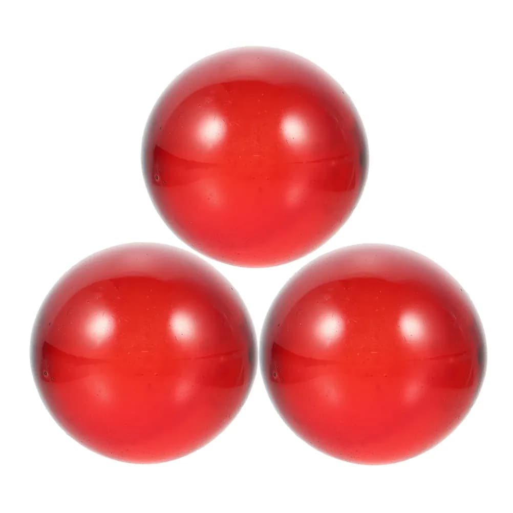 3Pcs Crystal Ball Ornaments Decorative Globe Modern Home Decor Table Centerpiece Live Streaming Prop Photography