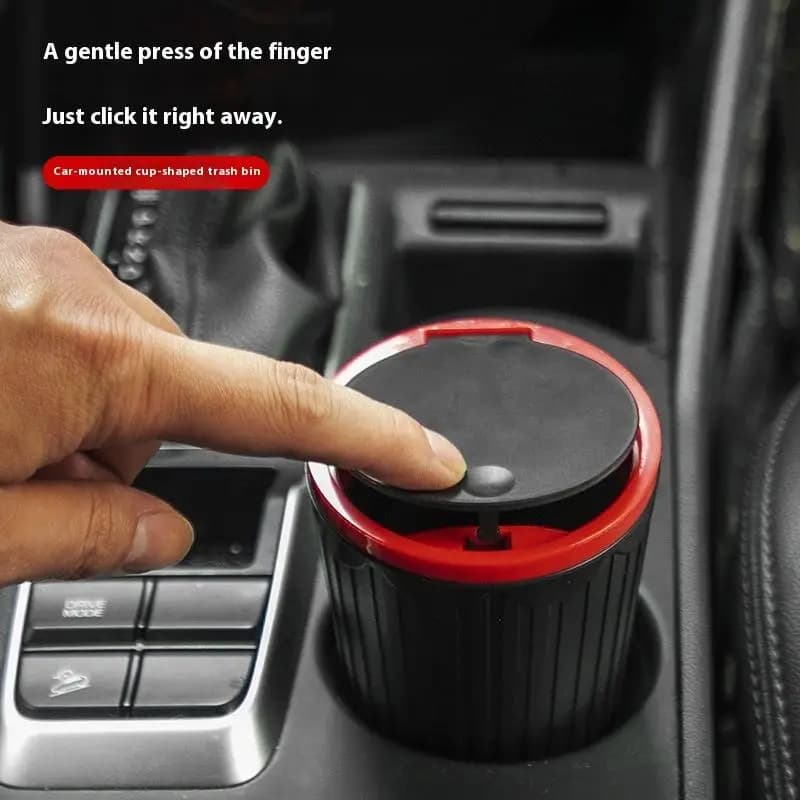 Mini cestino per la spazzatura per auto: contenitore per la spazzatura interno, scatola compatta per la conservazione dei rifiuti, organizer per rifiuti automatici