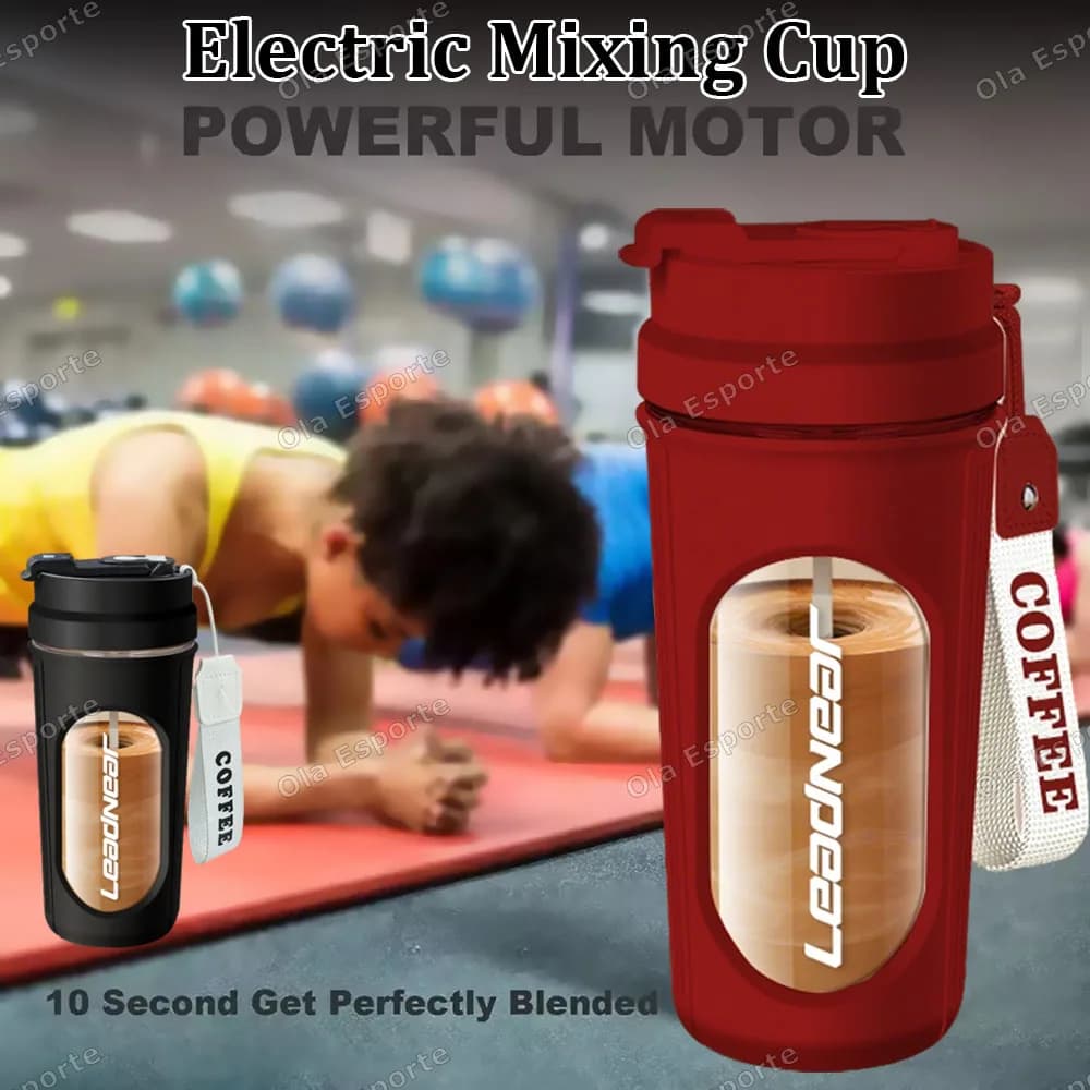 New Portable Electric Blender, Blender Glass, Automatic Blender for Powder and Protein Milk, for Home, Travel and Leisure