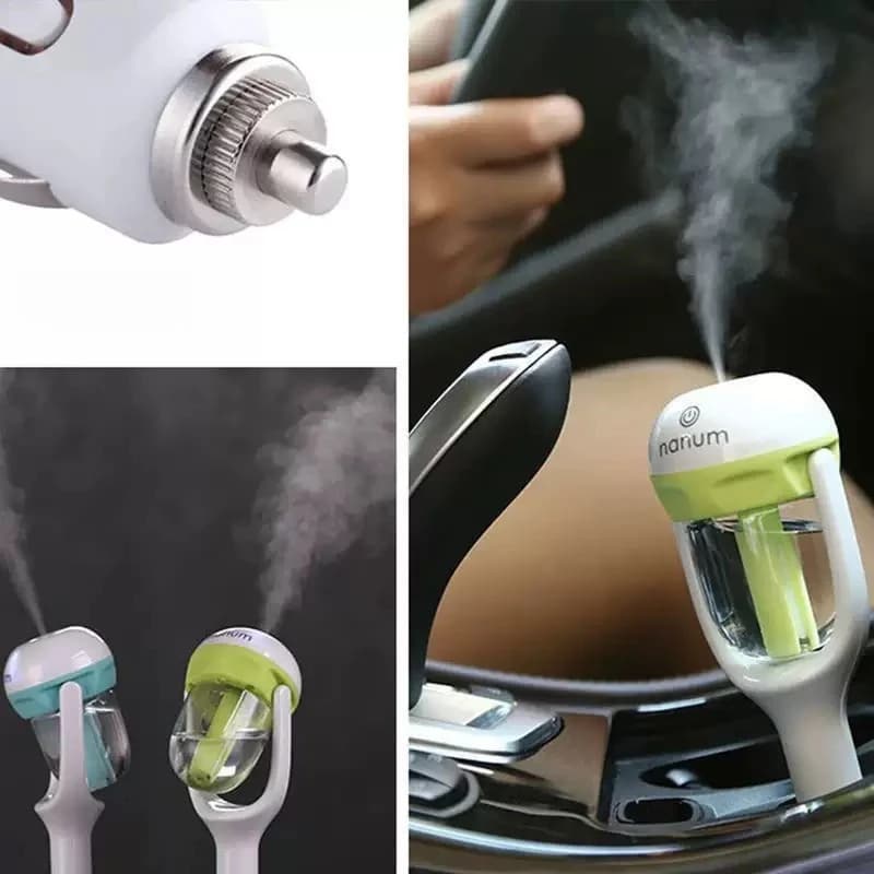 Mini Car Air Humidifier Steam Air Purifier Aroma Diffuser Essential Oil Aromatherapy Diffuser Auto Mist Maker Sprayer For Car