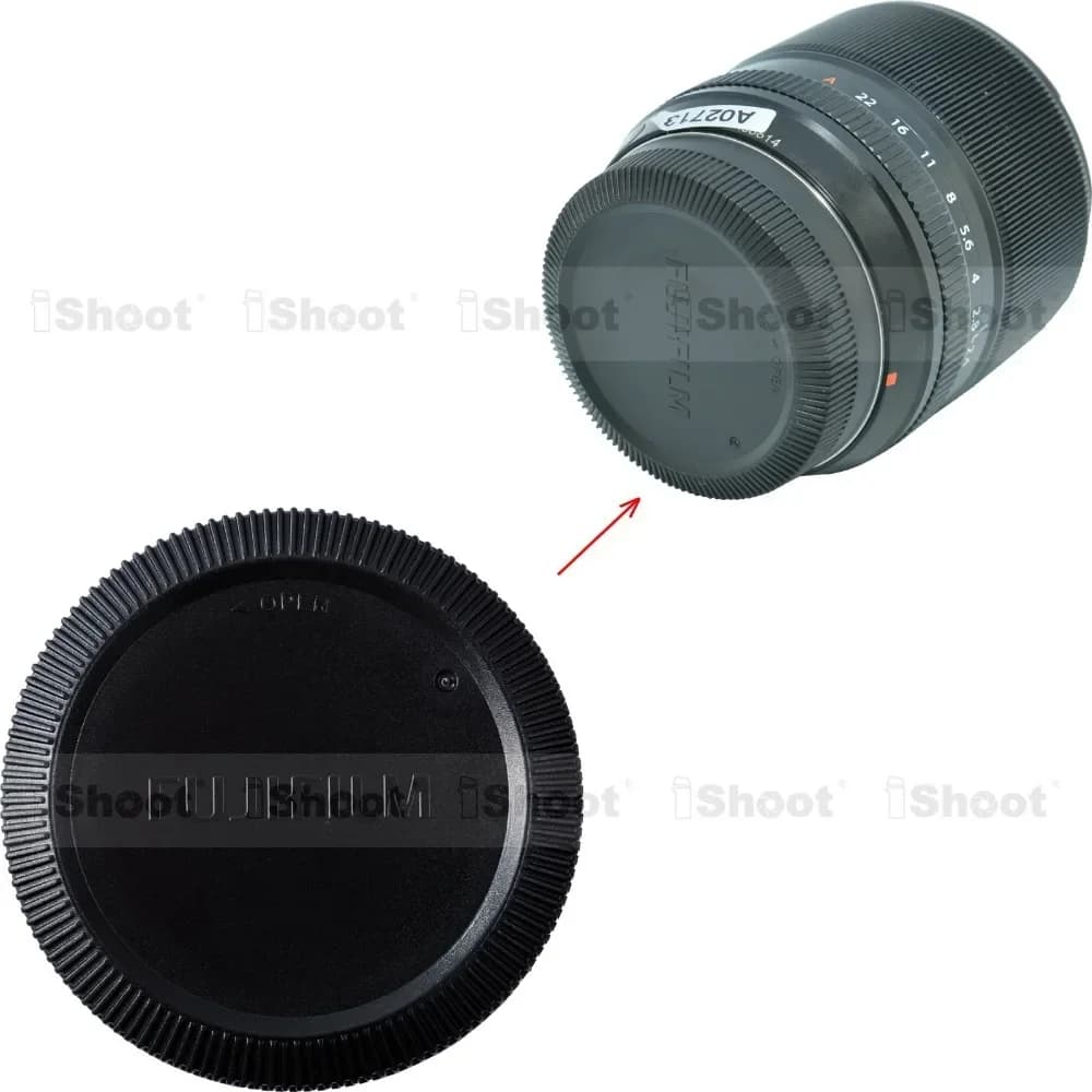 5 pezzi copriobiettivo posteriore finemente realizzato per fotocamera Fujifilm Micro SLR obiettivo X Mount Fuji XF 16 / 1.4R; XF 18-55 / 2.8-4R