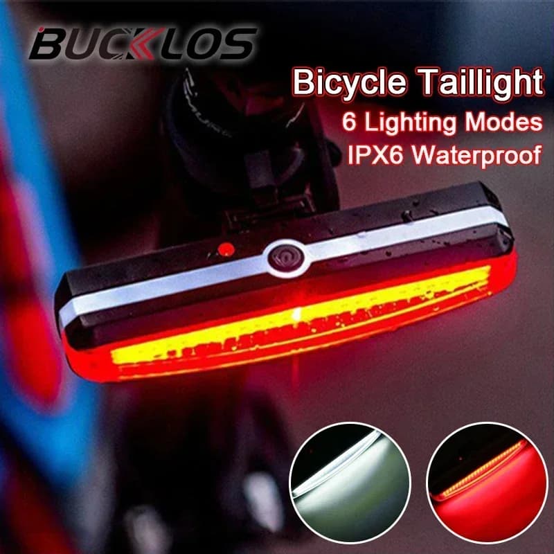 Rechargeable USB Rear Bicycle Headlight Rechargeable Bicycle Rear Lamp Mountain Riding Bike Rear Lantern Bike Parts