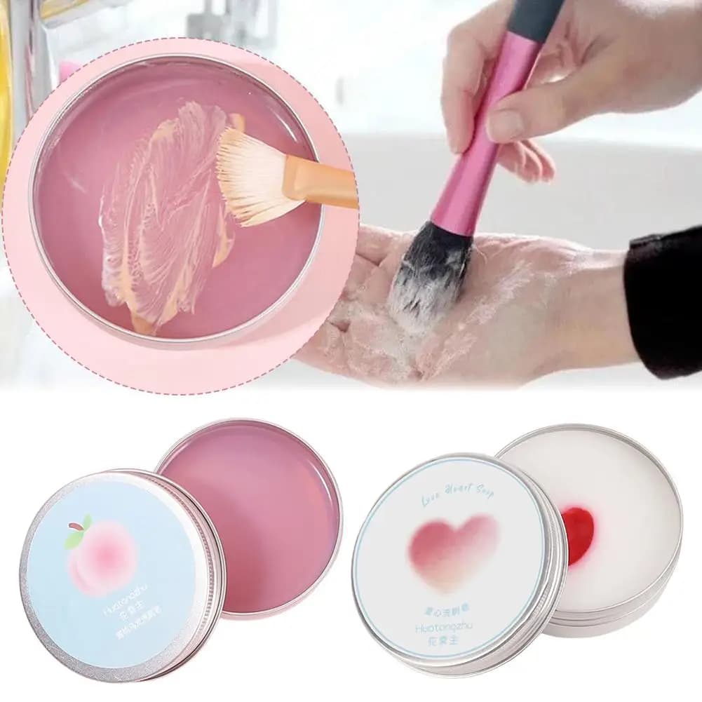 Delicate and Effective Makeup Brush Detergent, Low Foam Formula, Quick Rinse, for Sponges and Puffs, Freshwater Fishing and Oolong Perfume