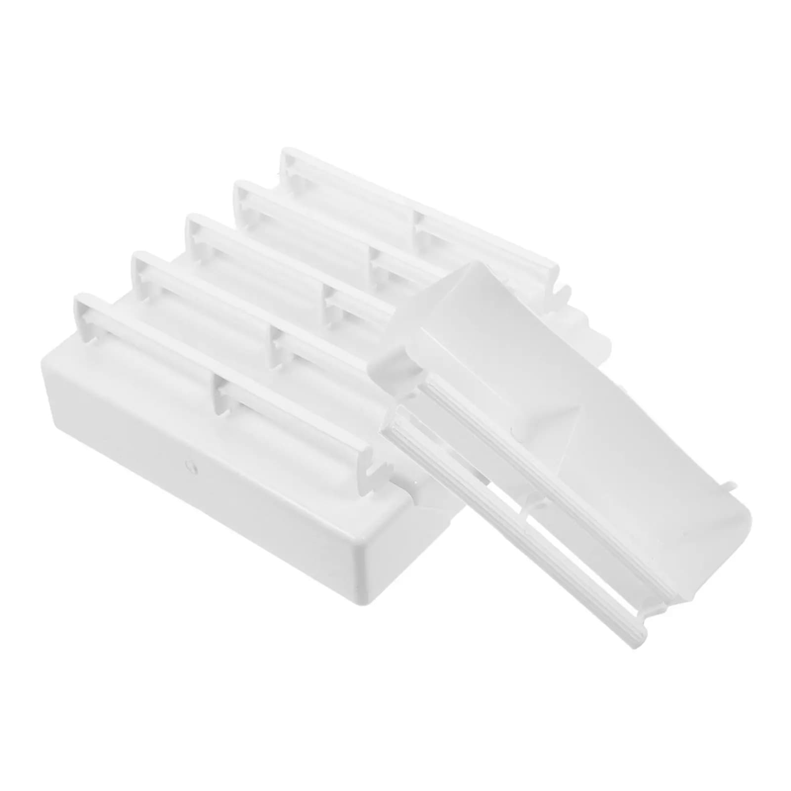 Set di 6 Mangiatoie per Uccelli in Plastica, Contenitore per Cibo e Dispenser d'Acqua a Doppia Funzione per Gabbie di Pappagalli, Piccioni e Uccellini
