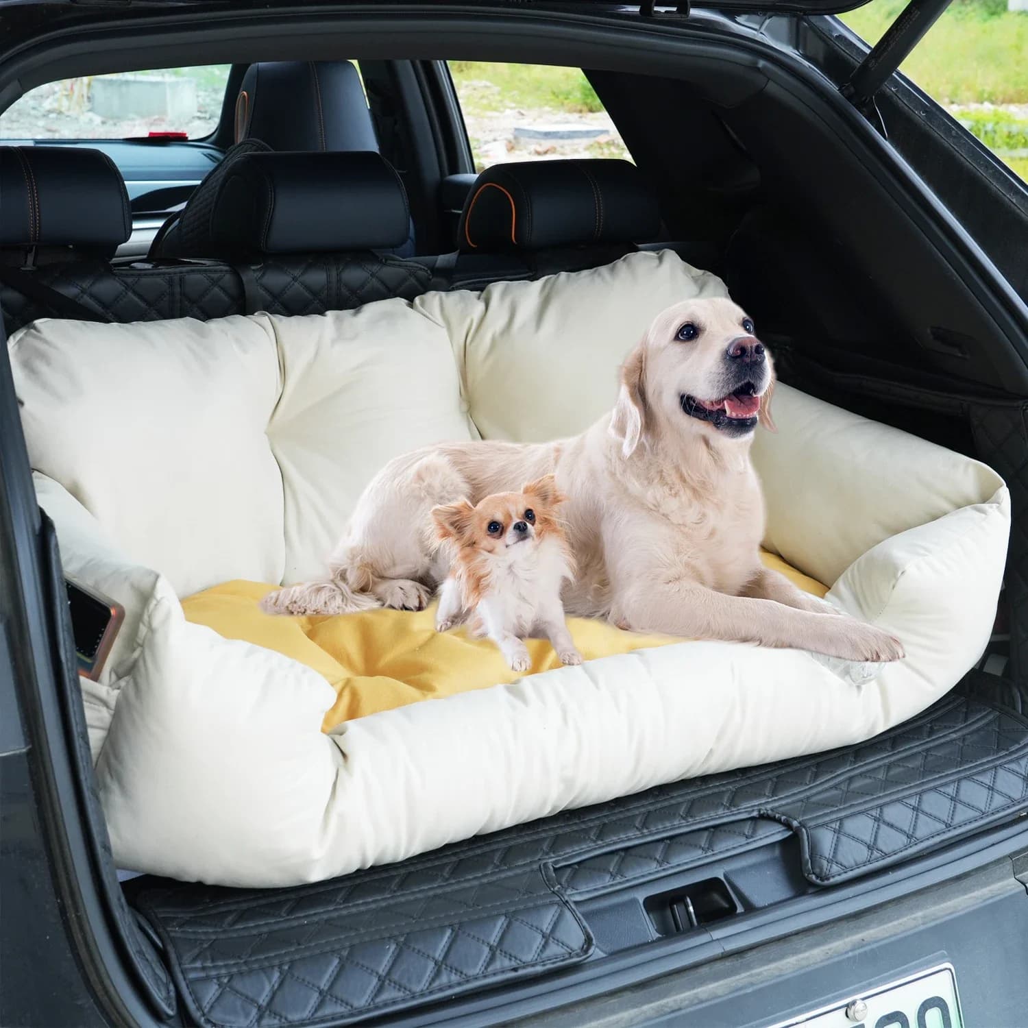 Trasportino per cani di grandi dimensioni coprisedile per auto per cani da viaggio amaca pieghevole trasportini per animali domestici borsa per gatti cani Transportin Perro Autostoel