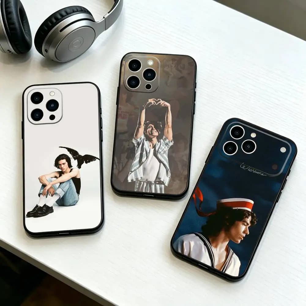Conan G-Gray W-Wishbone Phone Case For iPhone 17, 16,15,14,13,12,11 Plus,Pro Max, Others Soft Black Cover Gift