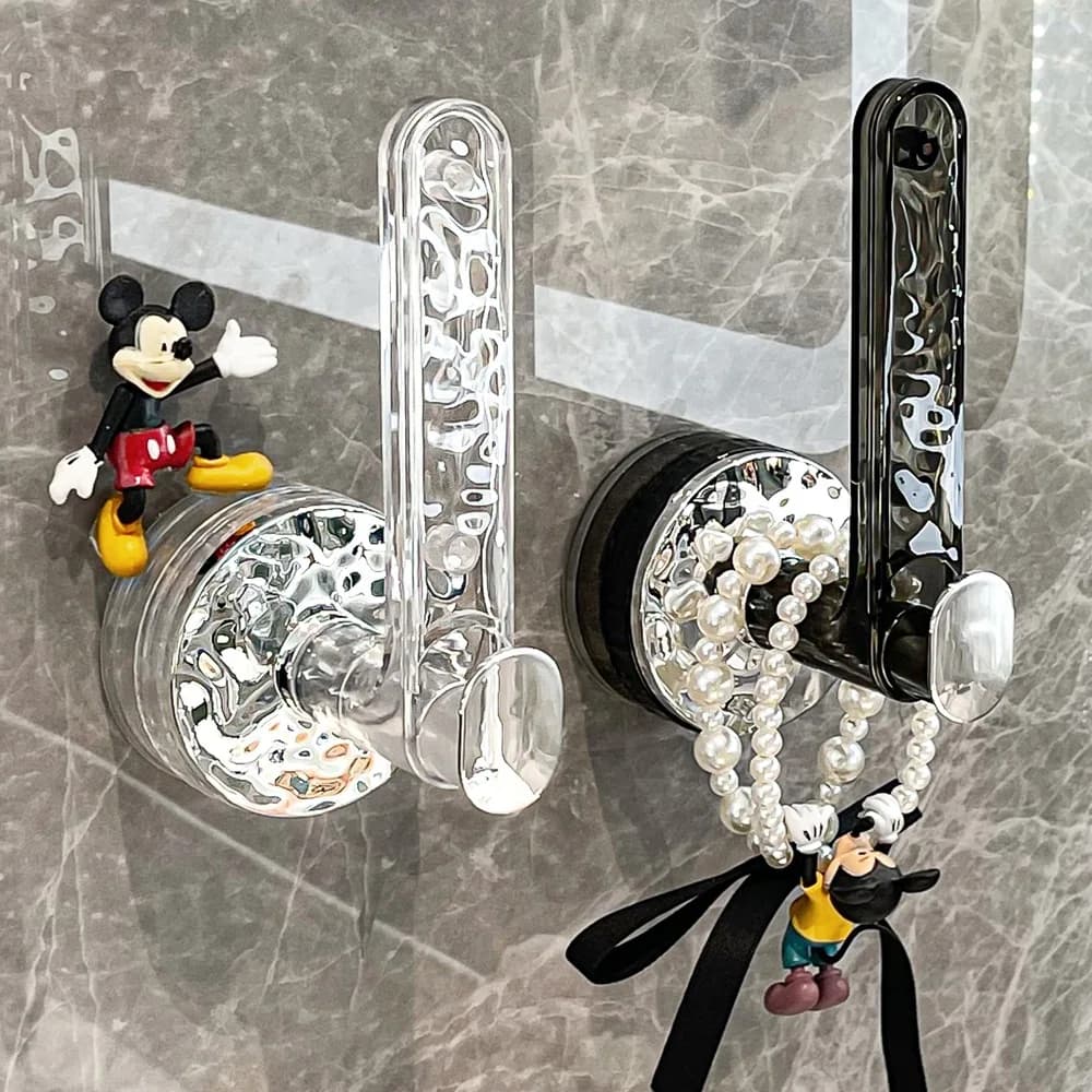 Forte ventosa Accessori per capelli Gancio senza trapano Legami per capelli Organizzatore di stoccaggio per braccialetti