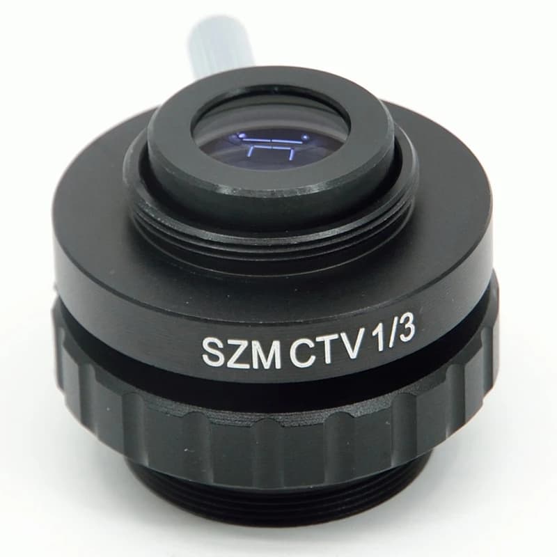 FYSCOPE SZM CTV1/3 Adattatore 0.3X Obiettivo con attacco C per microscopio stereo trinoculare HDMI VGA USB Videocamera