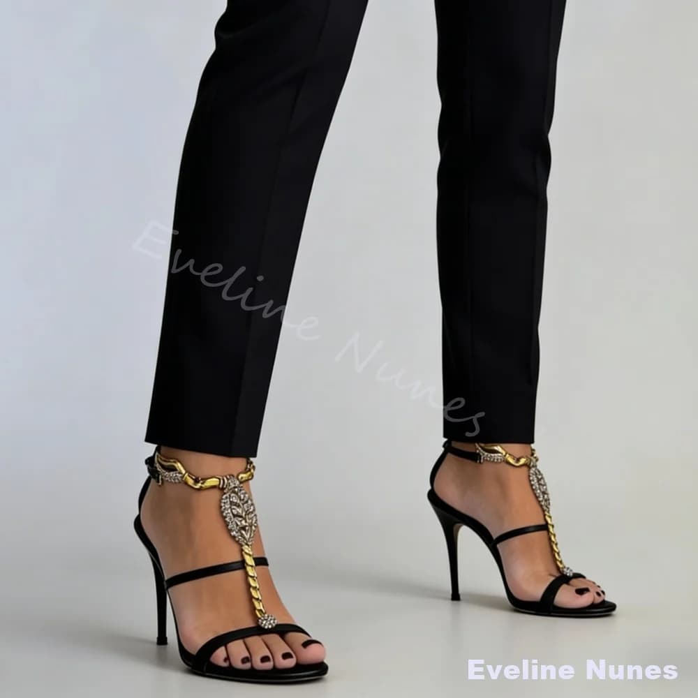 Sandali di Lusso in Metallo a Forma di Scorpione per Donne, Punta Rotonda, Tacco a Spillo, Sandali Traforati con Tacco Alto, Nuova Moda 2026, Scarpe con Cinturino Singolo