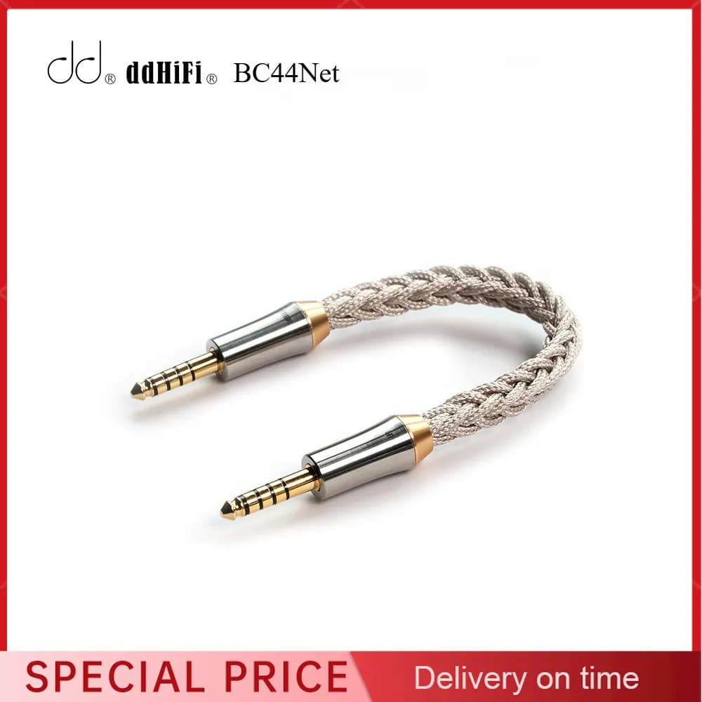 Cavo audio schermato bilanciato DD ddHiFi BC44Net con rinforzo a doppio strato da 4,4 mm