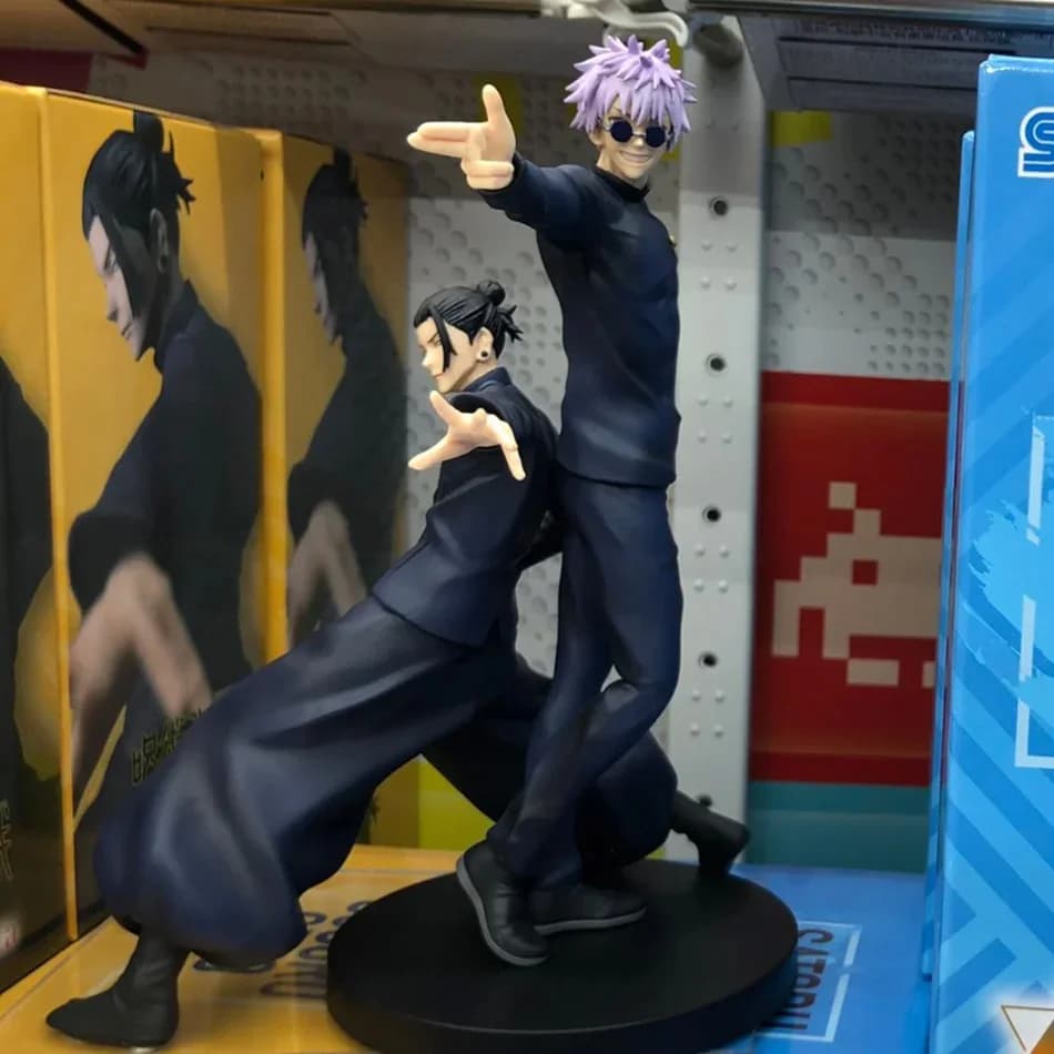 Action Figure Anime Jujutsu Kaisen in PVC, Modelli da Collezione Gojo Fushiguro Megumi 18cm, Regalo e Decorazione