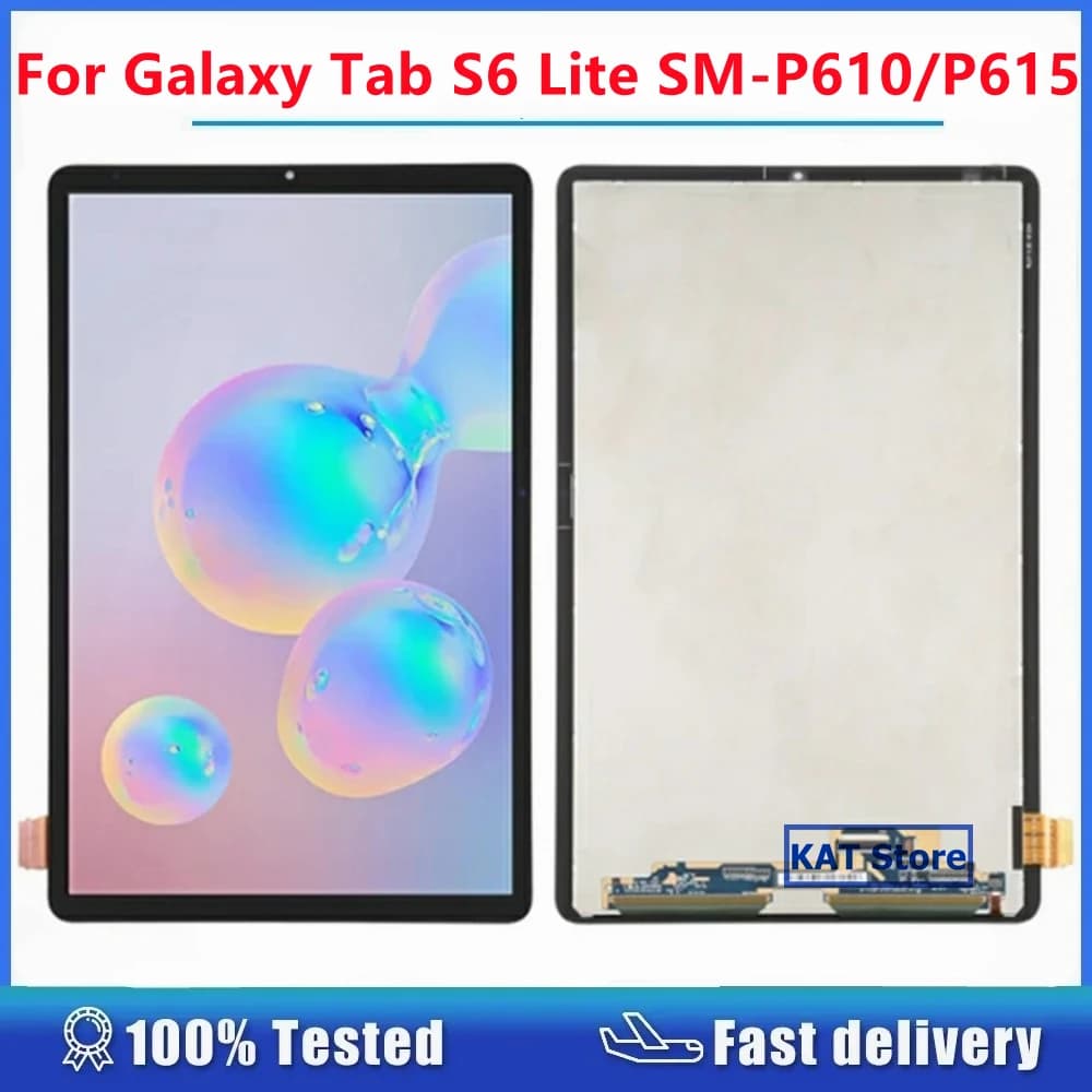 Compatibile per Samsung Galaxy Tab S6 Lite SM-P610 P615 Display LCD Touch Digitizer sostituzione assemblaggio completo