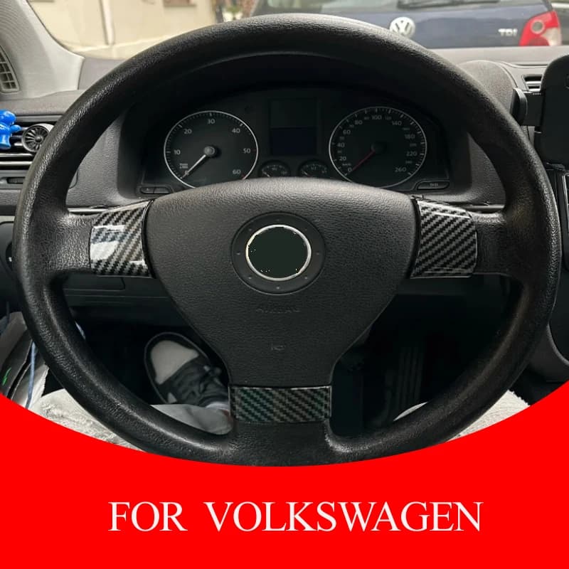 For VW Golf 5 MK5 Passat B6 Jetta Tiguan 2007-2011 Car styling Flyer Chrome Trim Cover Insert Sticker