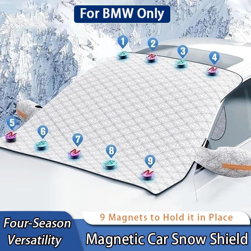 Per BMW GT I3 I4 I5 I7 M3 M4 M5 M6 M8 E60 E61 E70 E81 E87 E90 E91 E92 Auto Parabrezza Anteriore Anti-Neve Scudo Parasole Parti di Copertura