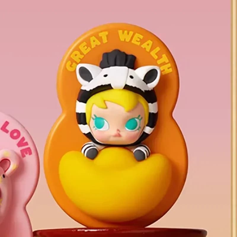 POP MART Have A Good Run Series Adesivo per frigorifero Scatola cieca Guess Bag Scatola misteriosa Giocattoli Bambola Collezione di figure anime carine