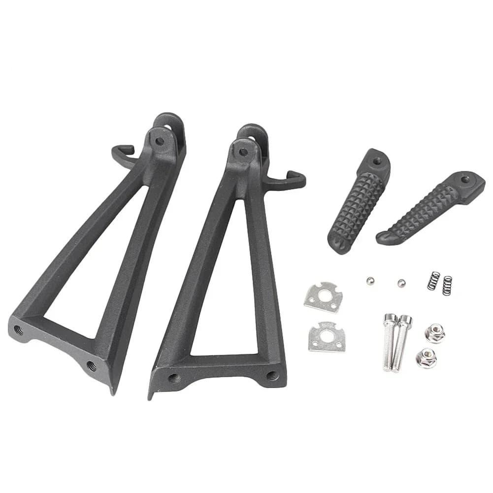 YZF R6 2006-2011 Moto Passeggero Posteriore Pedane Poggiapiedi Staffe Per Yamaha YZF-R6 2006 2007 2008 2009 2010 2011 In Alluminio