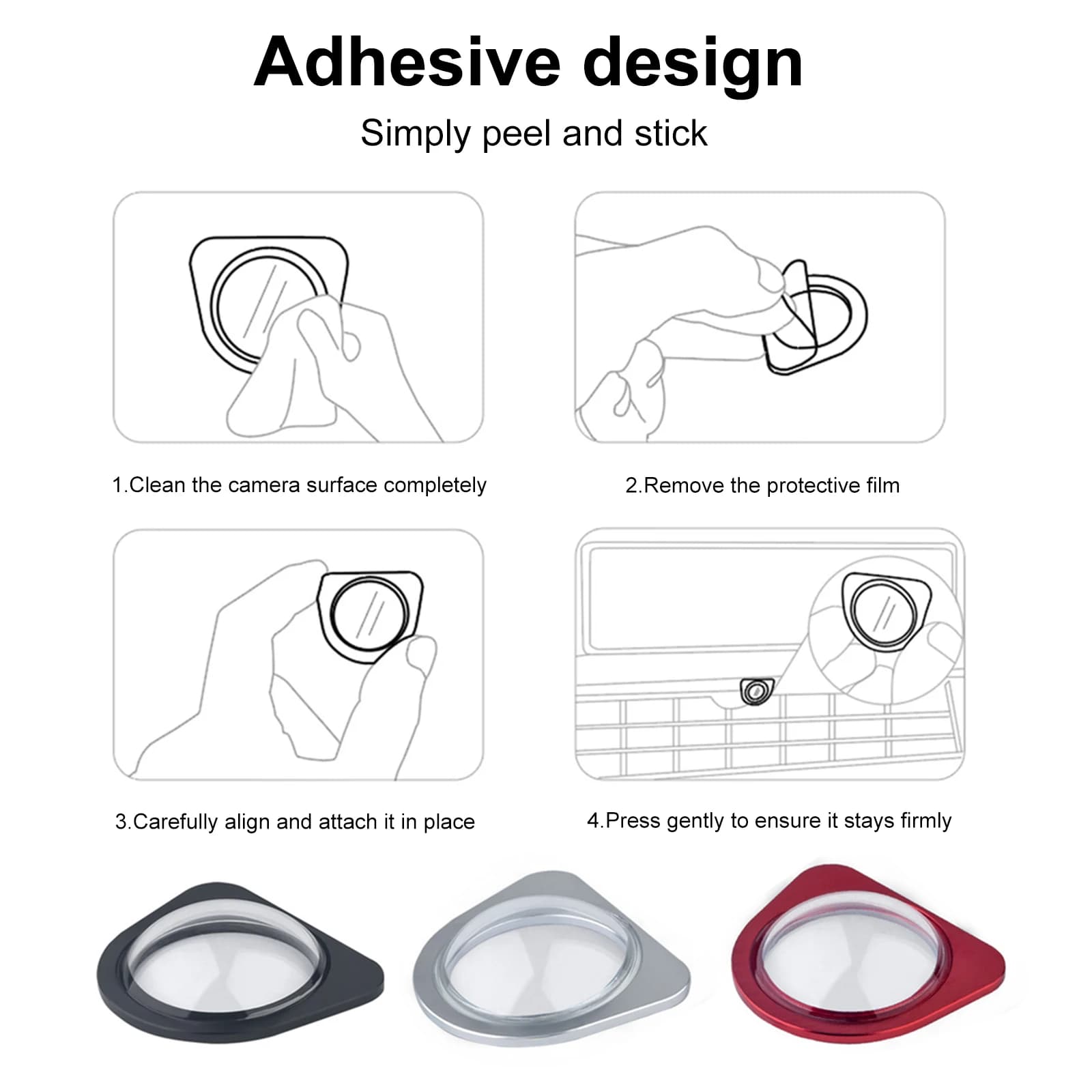 Protezione per Fotocamera in Vetro Temperato, Resistente a Graffi e Cadute, per Tesla Model Y e Model 3 2025-2026 Model YL