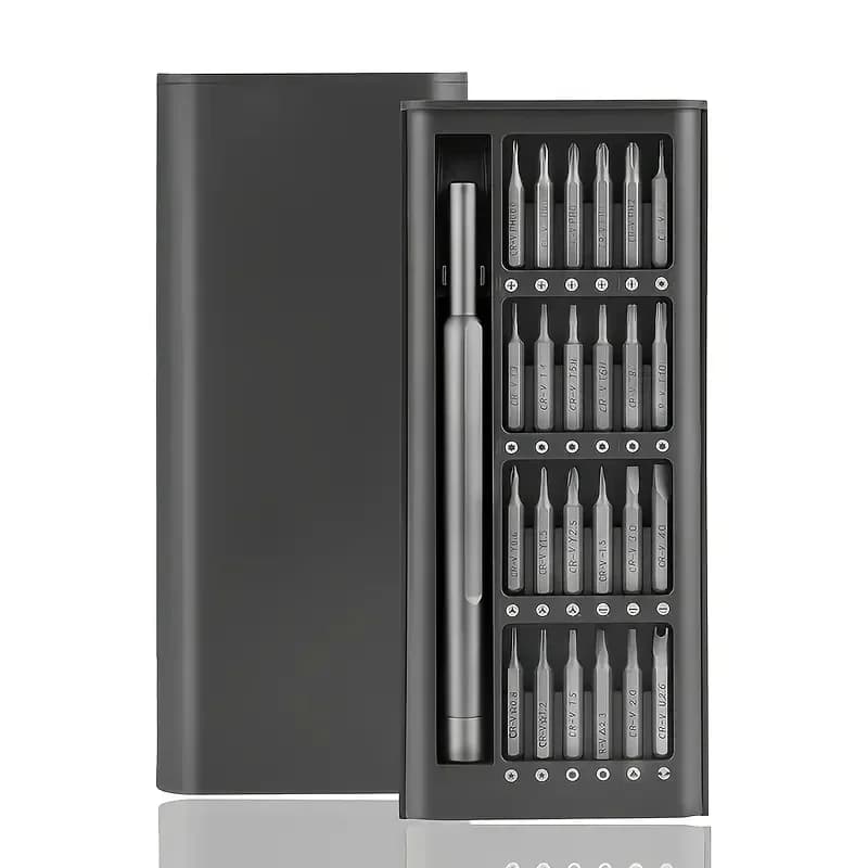 Magnetic Screwdriver Set Kit 24 in 1 Precision Electronic Tips Computer PC Phone Disassembly Multifunction Maintenance Tool